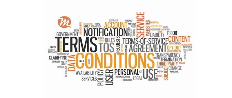 Terms and conditions